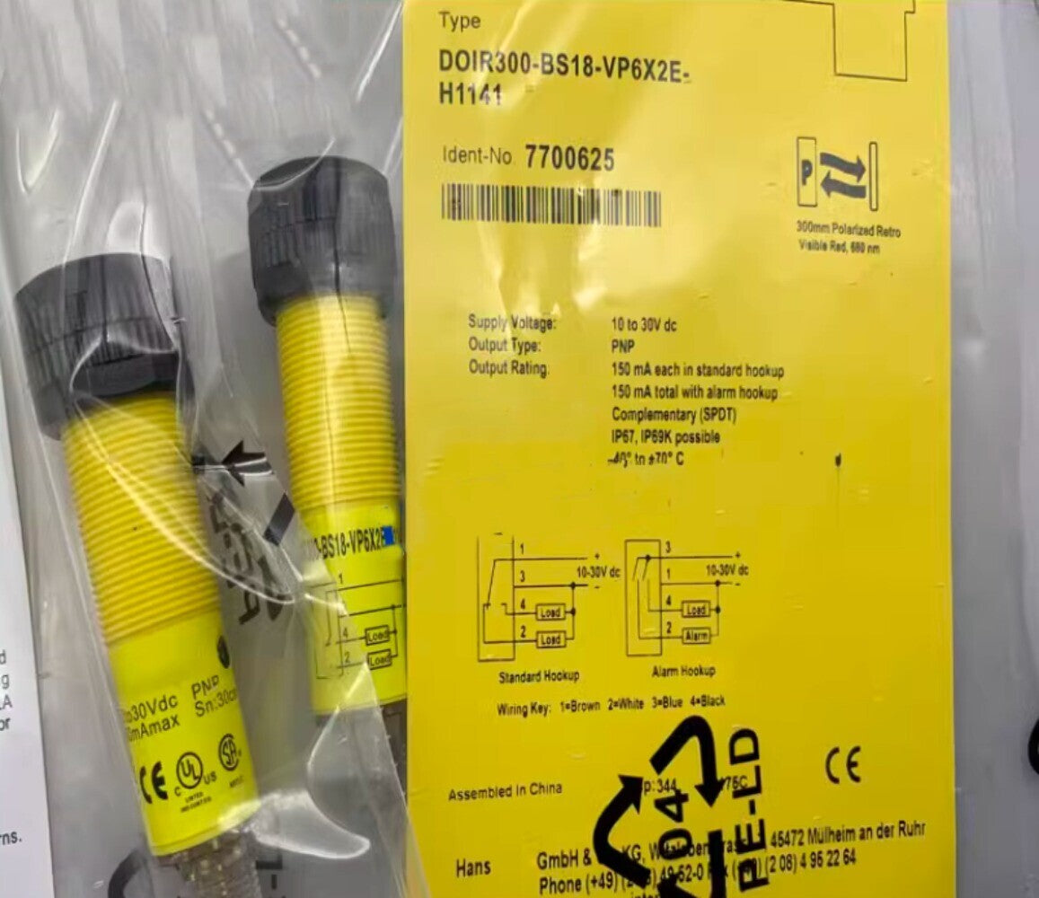 1pcs  For Turck sensor DOIR300-BS18-VP6X2E-H1141 Proximity switch sensor