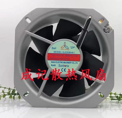 SANJUN SJ2208HA1 AC110V-120V 0.6A 22580 Axial Large Airflow Metal Cooling Fan