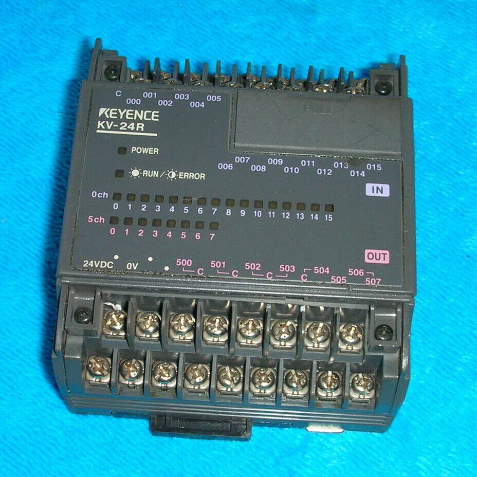Used Keyence PLC KV-24R Module Controller - KEYENCE