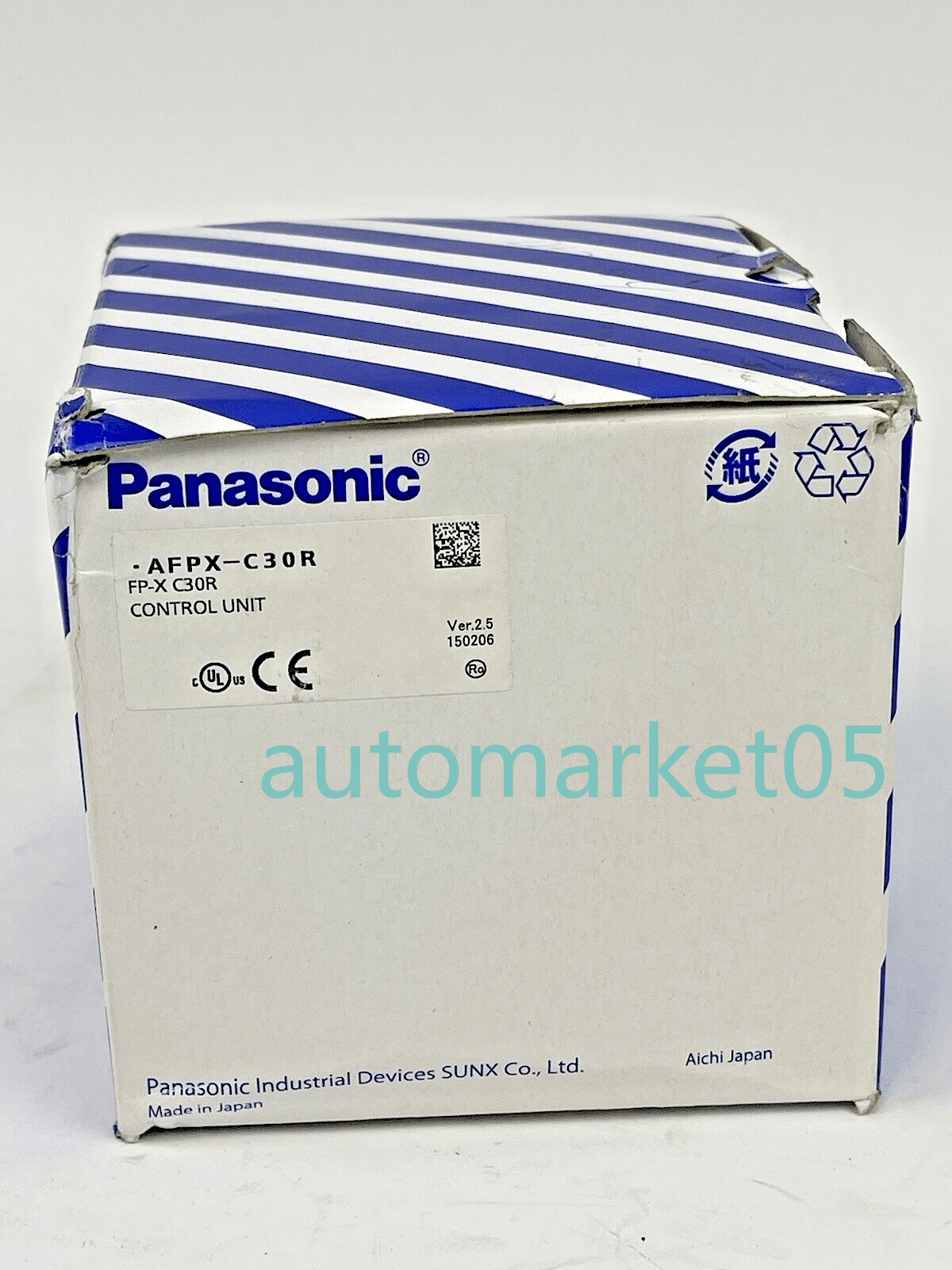 new PANASONIC- AFPX-C30R -CONTROL UNIT FP-X C30R AFPX-COM5 -COMMUNICATION CASSETTE - PANASO