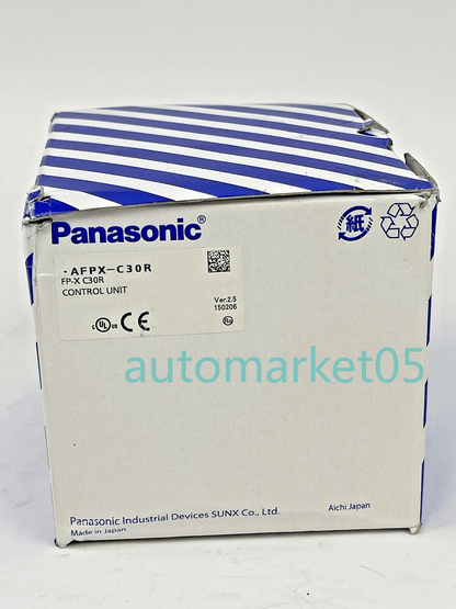 new PANASONIC- AFPX-C30R -CONTROL UNIT FP-X C30R AFPX-COM5 -COMMUNICATION CASSETTE - PANASO