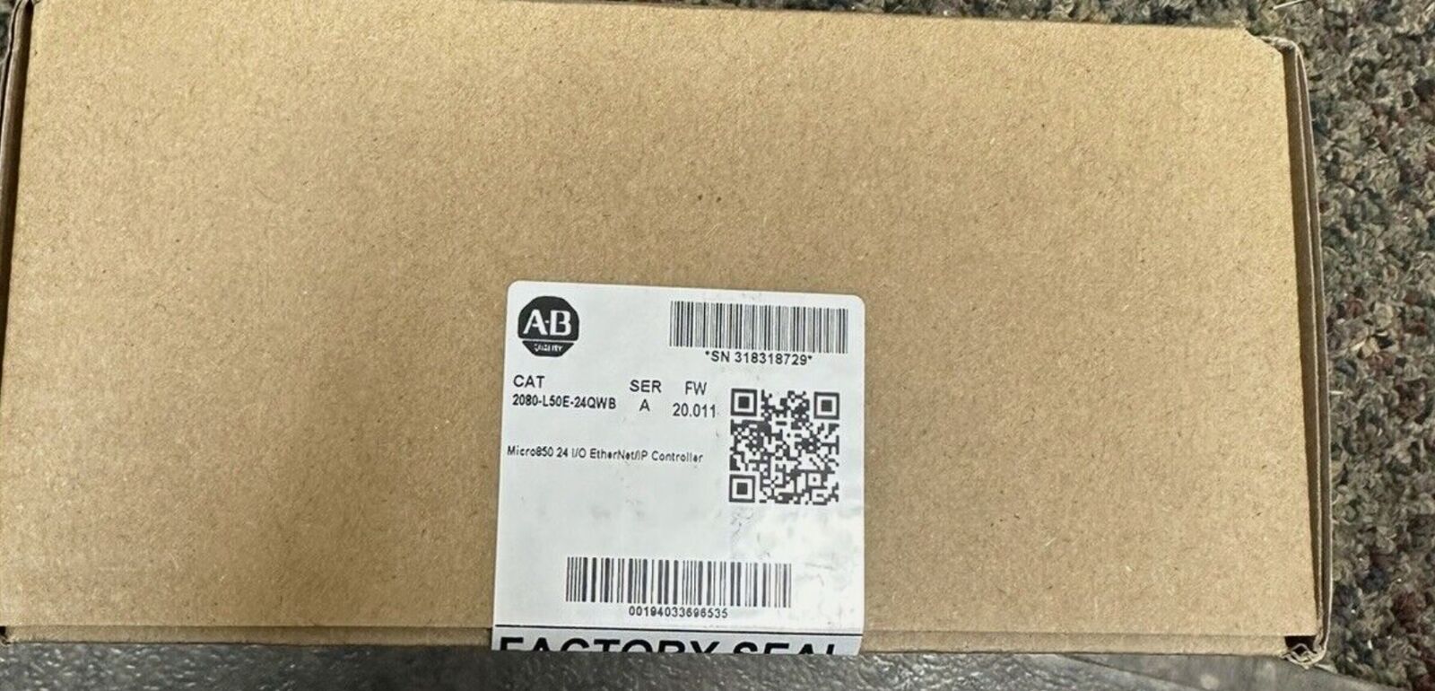 Allen-Bradley NEW 2080-L50E-24QWB Programmable Logic Controller - ALLEN-BRADLEY