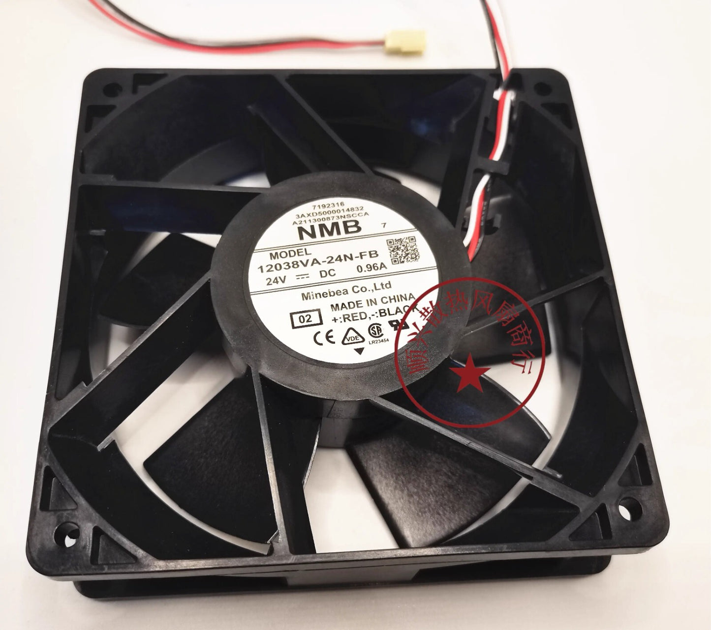 NMB 12038VA-24N-FB 12038 DC24V 0.96A 12CM 3-Wire Inverter Cooling Fan