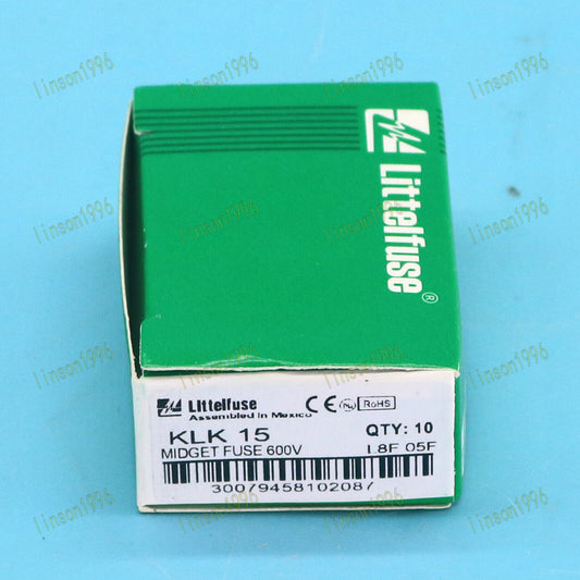 10Pcs KLK-15 Fuses 15A 600Vac FAST ACTING Fuse Fast Delivery - KLK