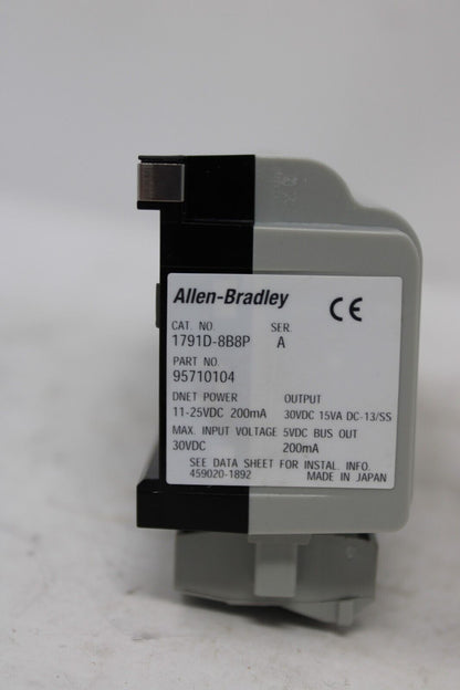 used Allen Bradley 1791D-8B8P Compact Block - ALLEN BRADLEY