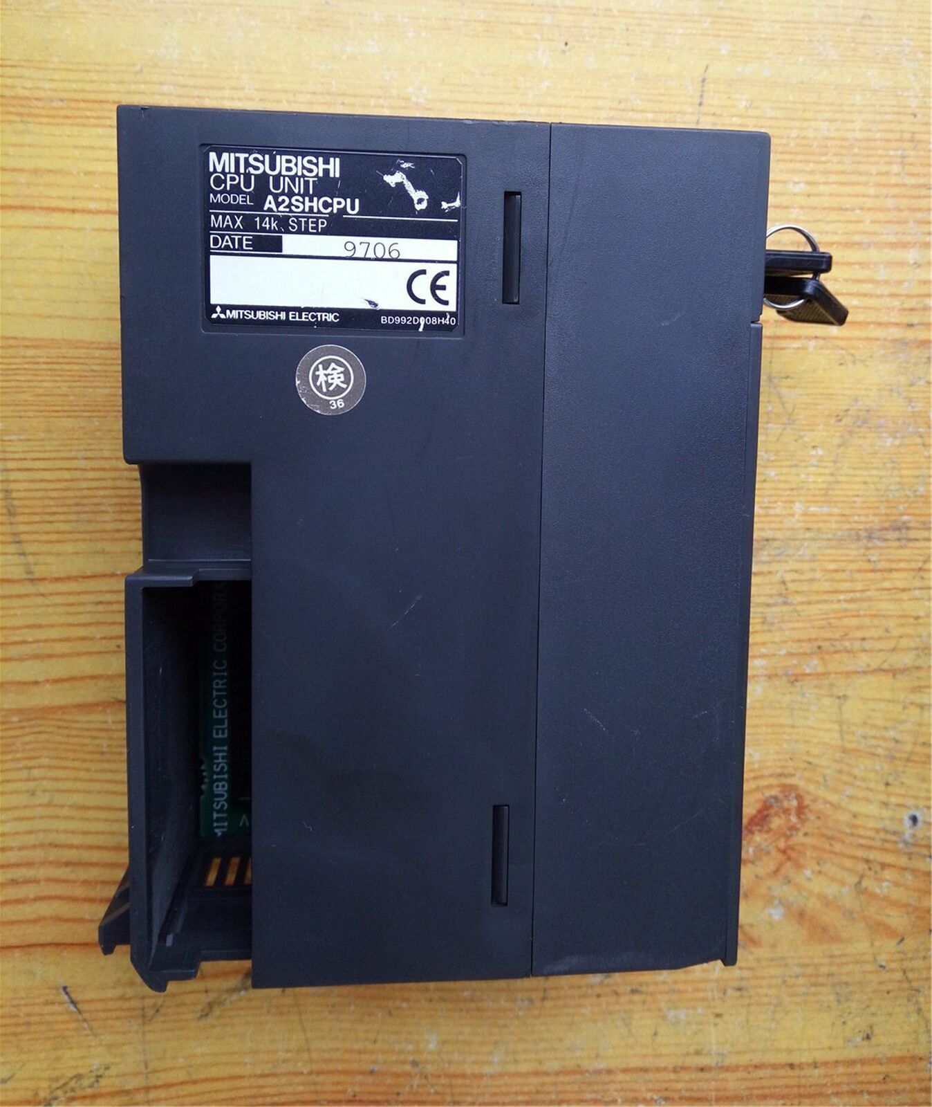Mitsubishi A Series CPU Module A2SHCPU Tested Good Condition - MITSUBISHI