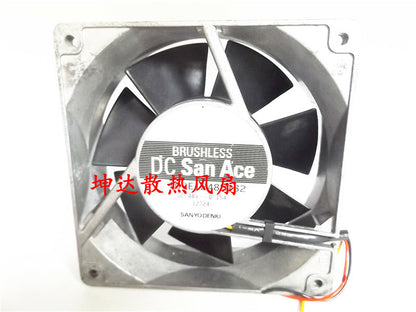 1pcs SANYO 109E1248H182 48V 0.15A 120 * 120 * 38mm aluminum frame fan
