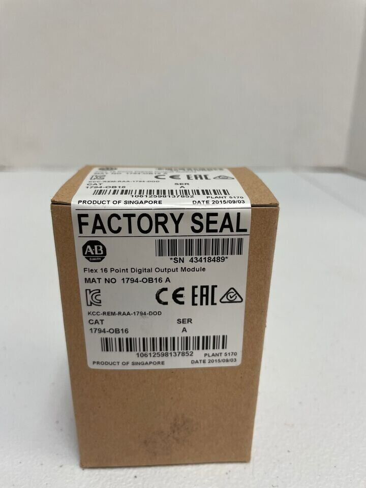 Allen-Bradley 1794-OB16 Output Module | Factory SEALED | Series A | Quality Components - ALLEN-BRADLEY