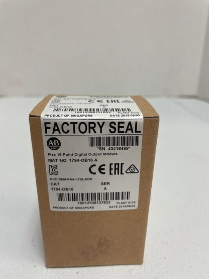 Allen-Bradley 1794-OB16 Output Module | Factory SEALED | Series A | Quality Components - ALLEN-BRADLEY
