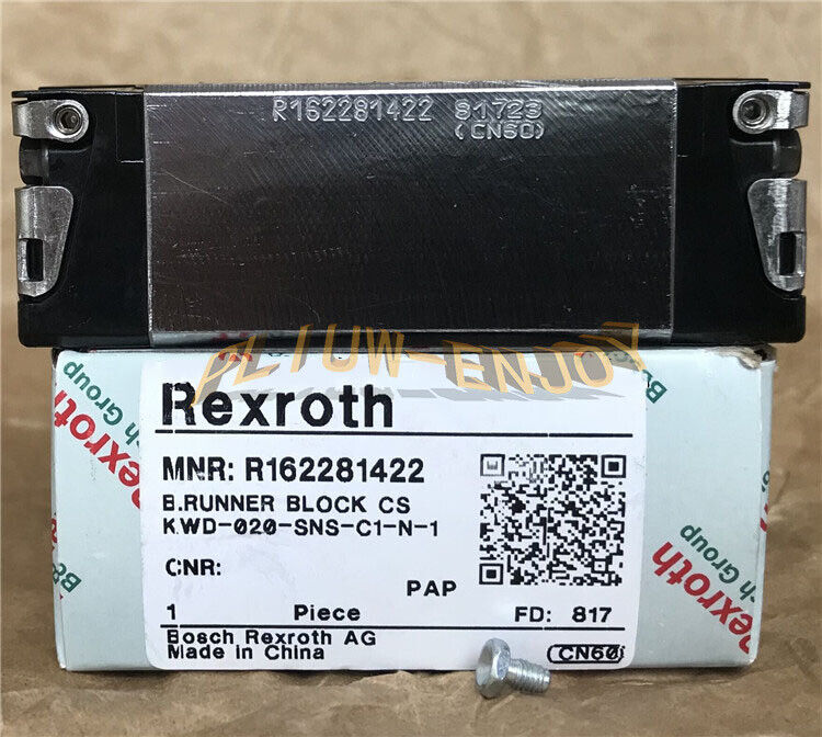 new 1x R162281422 Rexroth RUNNER BLOCK BLOCK BALL BEARING - REXROTH