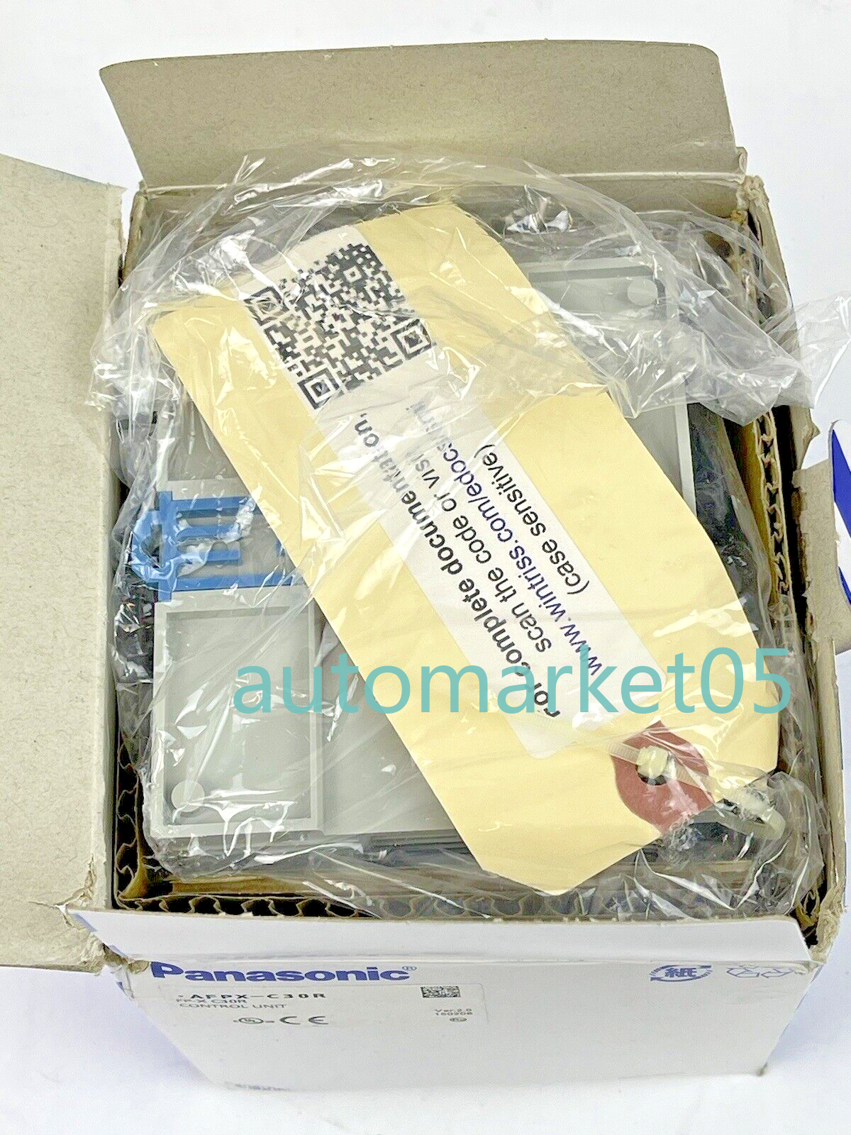 new PANASONIC- AFPX-C30R -CONTROL UNIT FP-X C30R AFPX-COM5 -COMMUNICATION CASSETTE