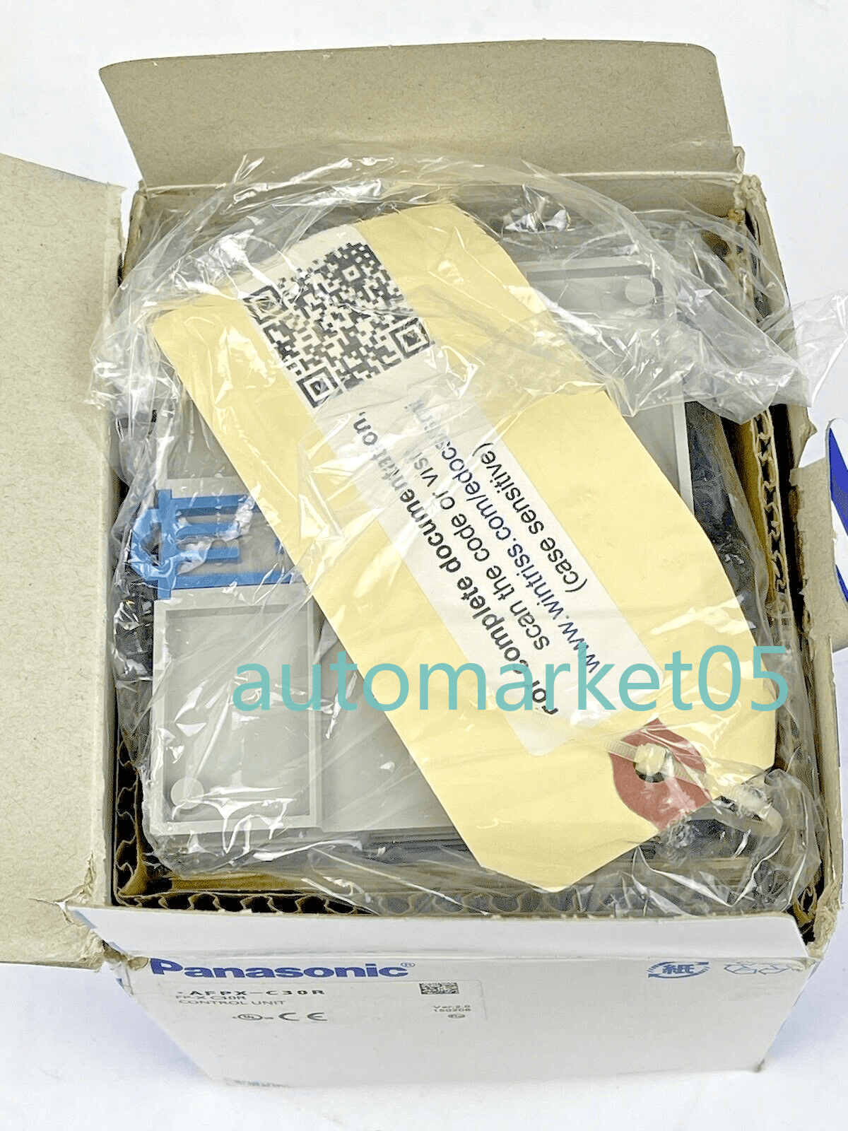 new PANASONIC- AFPX-C30R -CONTROL UNIT FP-X C30R AFPX-COM5 -COMMUNICATION CASSETTE - PANASO