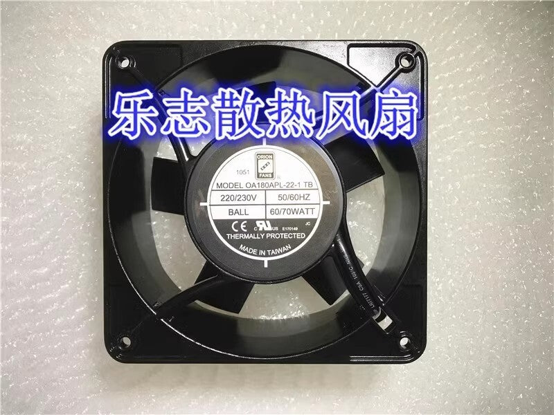 ORION FANS OA180APL-22-1TB 220V/230V 50/60HZ 60/70W Cooling Fan