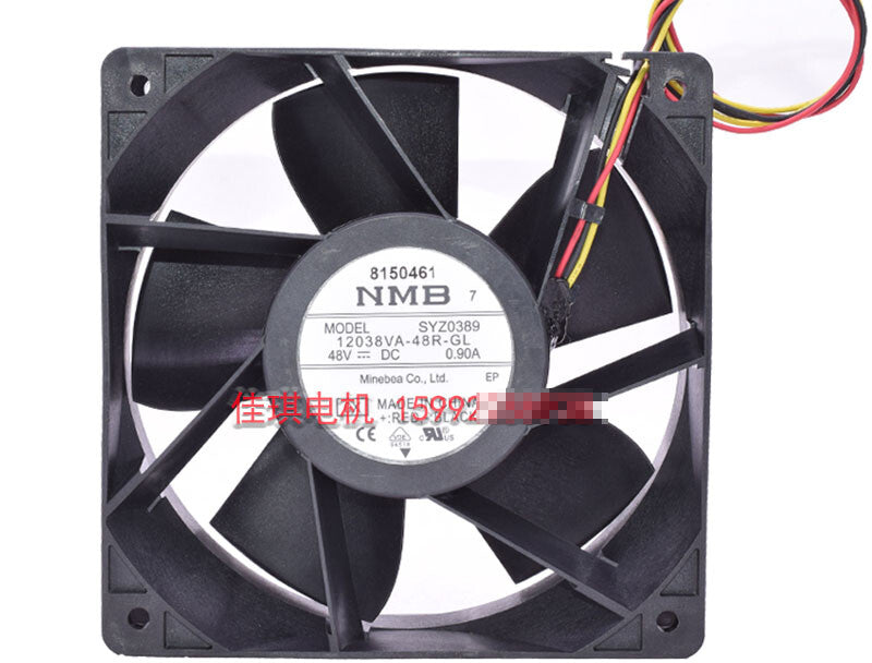 1pcs  NMB 12038VA-48R-GL 12038 48V 0.90A 12cm waterproof fan
