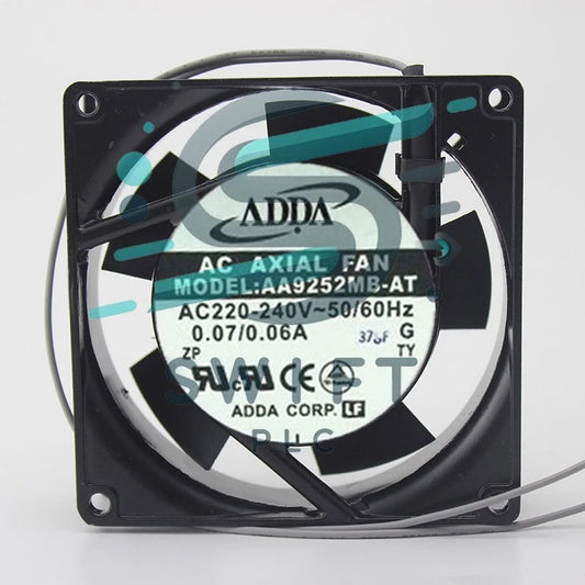 1 PCS ADDA Axial flow Fan AA9252MB-AT AC 220V 9225 9CM 2 wire Aluminum frame