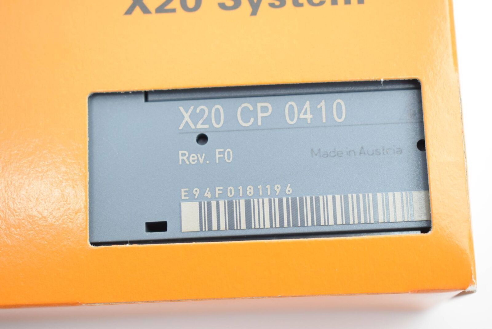 Brand new X20CP0410 B&R Module B&R