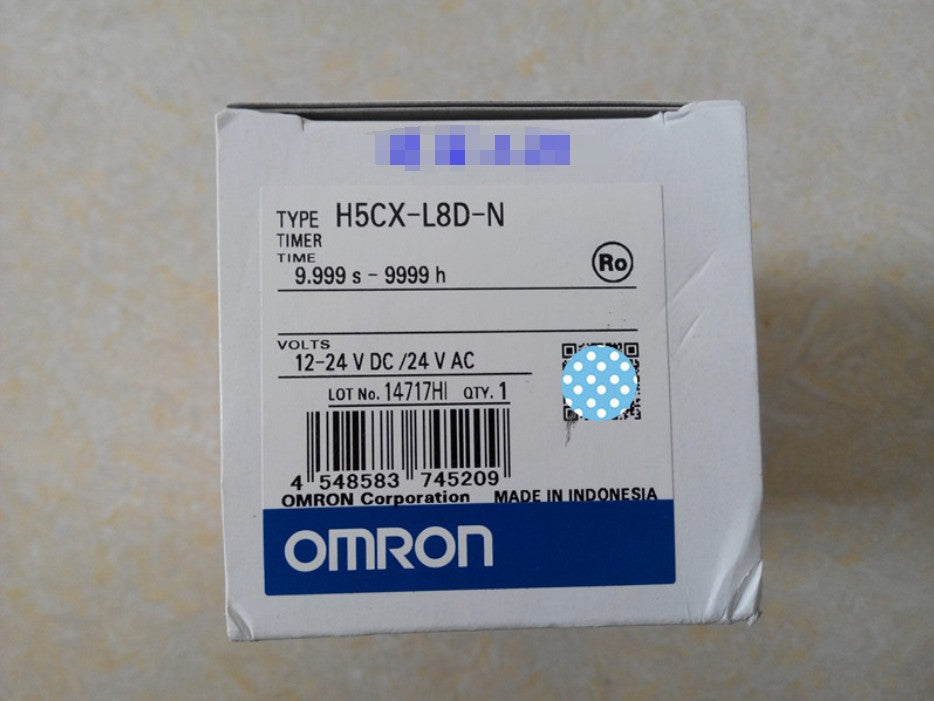 1PC Omron H5CX-L8D-N Timer 9.999s-9999h 12-24VDC/24VAC In Box