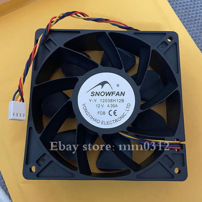 1pcs  SNOWFAN Y-Y12038H12B 12cm 12038 12v4.8A Violent Fan