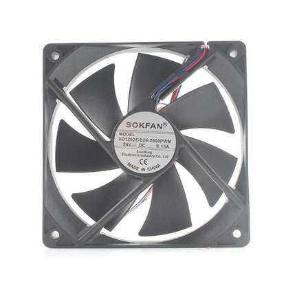 SOKFAN SD12025-B24-2600PWM 12025 24V 0.15A DC inverter cooling fan