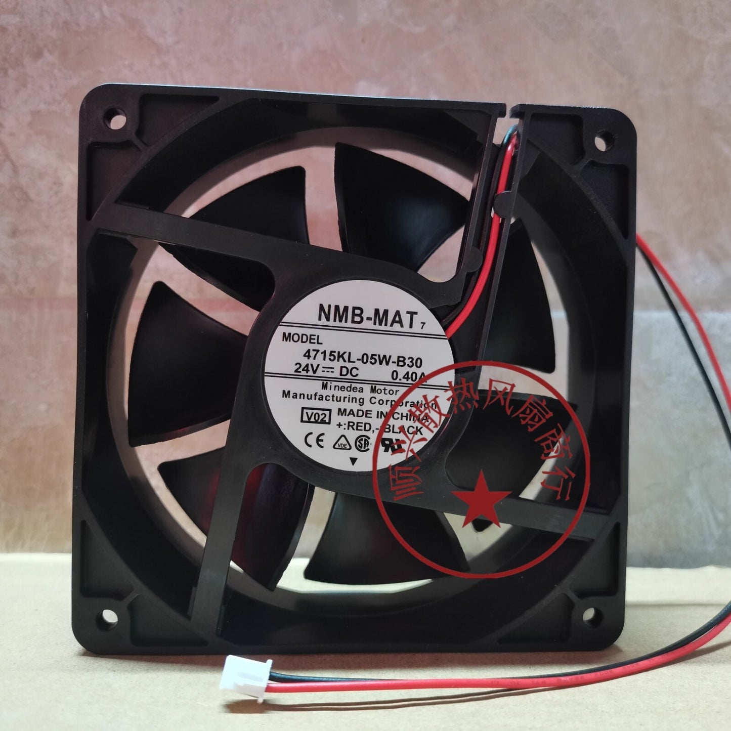 NMB 3610VL-05W-B30 DC24V 0.40A 2-Pin Cooling Fan