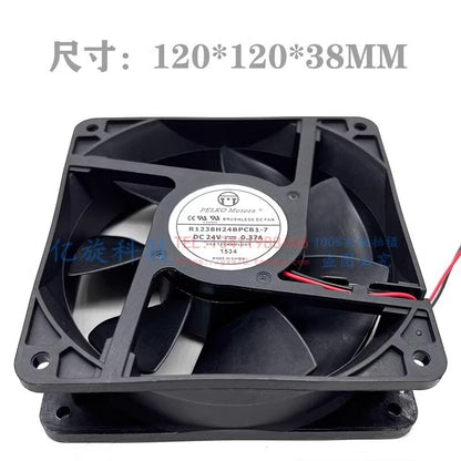 PELKO Motors R1238H24BPCB1-7 DC24V 0.37A 2-wire inverter cooling fan