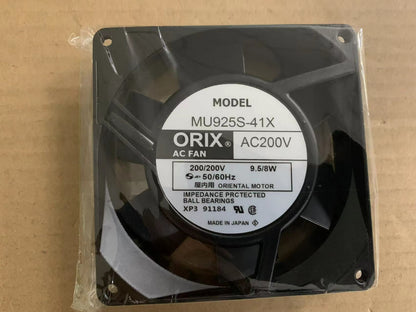 new 1pcs ORIX MU925S-41X AC200V cooling fan