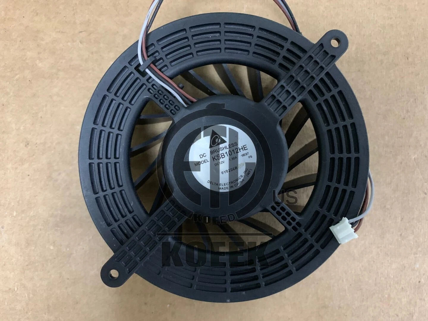 1PC For fan 3pin 12v 1.3A For KSB1012HE(-9E97)