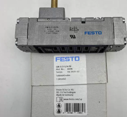 FESTO CM-5/2-1/4-FH 6154 Solenoid Valve: High-Performance hydraulic valve - FESTO