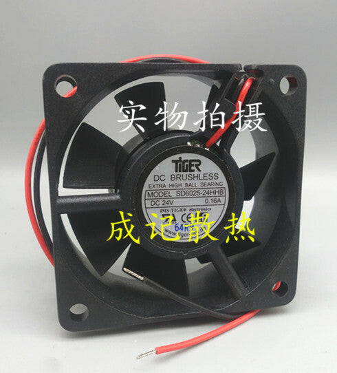 1pcs Tiger SD6025-24HH 6cm 6025 DC24V 0.16A cooling fan