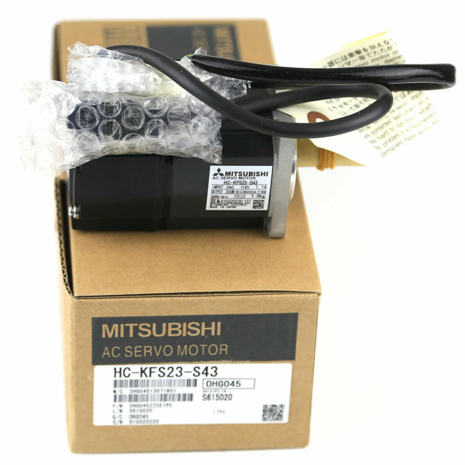 MITSUBISHI servo motor HC-KFS23-S43 - MITSUBISHI