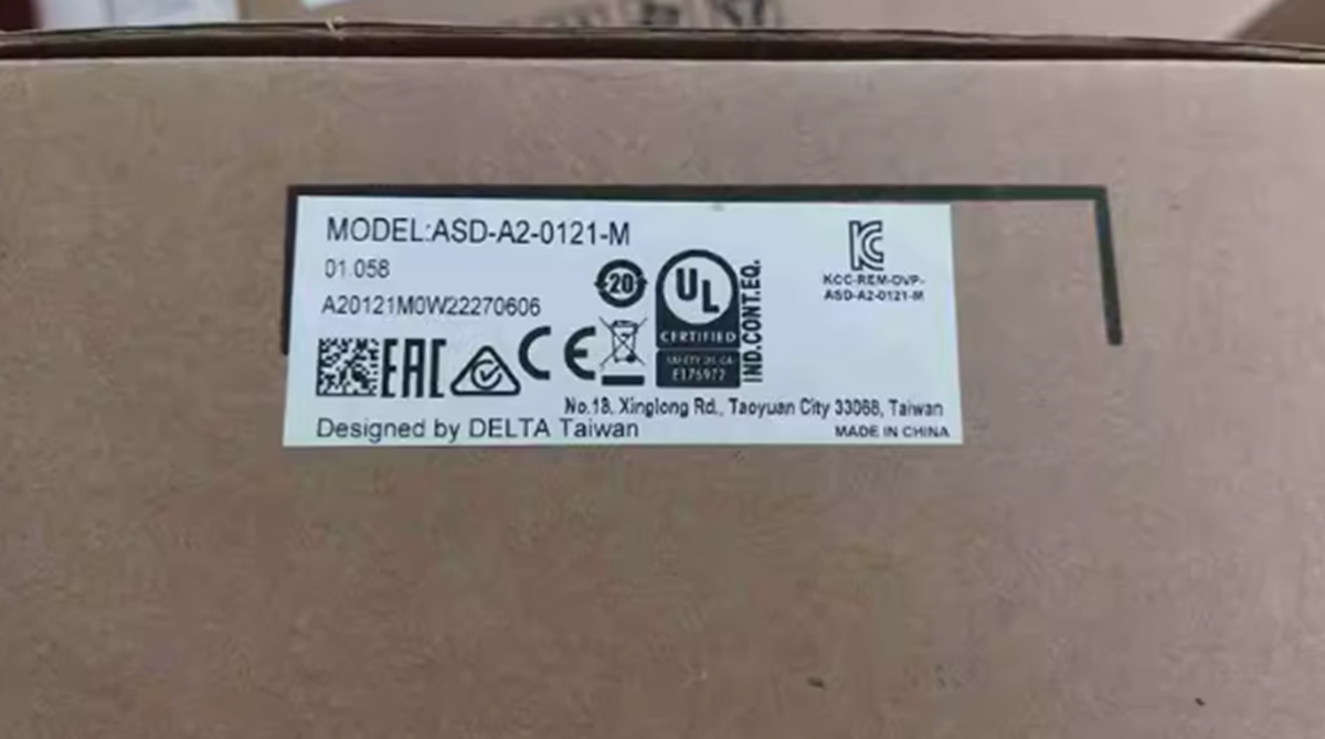 Delta ASD-A2-0121-M ASDA20121M Servo Drive - DELTA