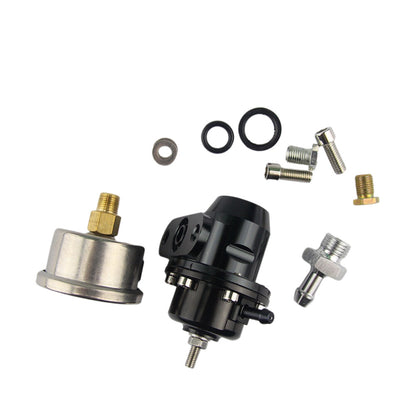 Racing FPR+Fuel Pressure Regulator Gauge For Honda B16 B18 B17 B20 Si LS GSR D16