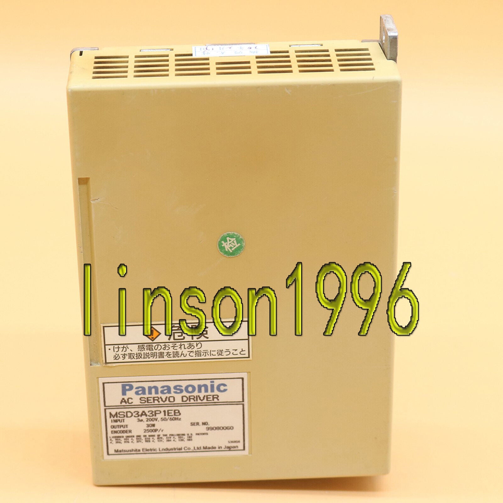 used  for Panasonic MSD3A3P1EB AC Servo Drive Tested Good koeed