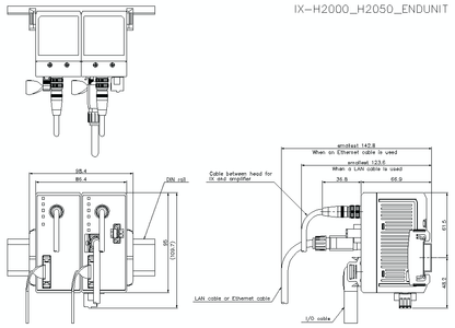 new KEYENCE IX-H2000 Sensor Controller Host - KEYENCE