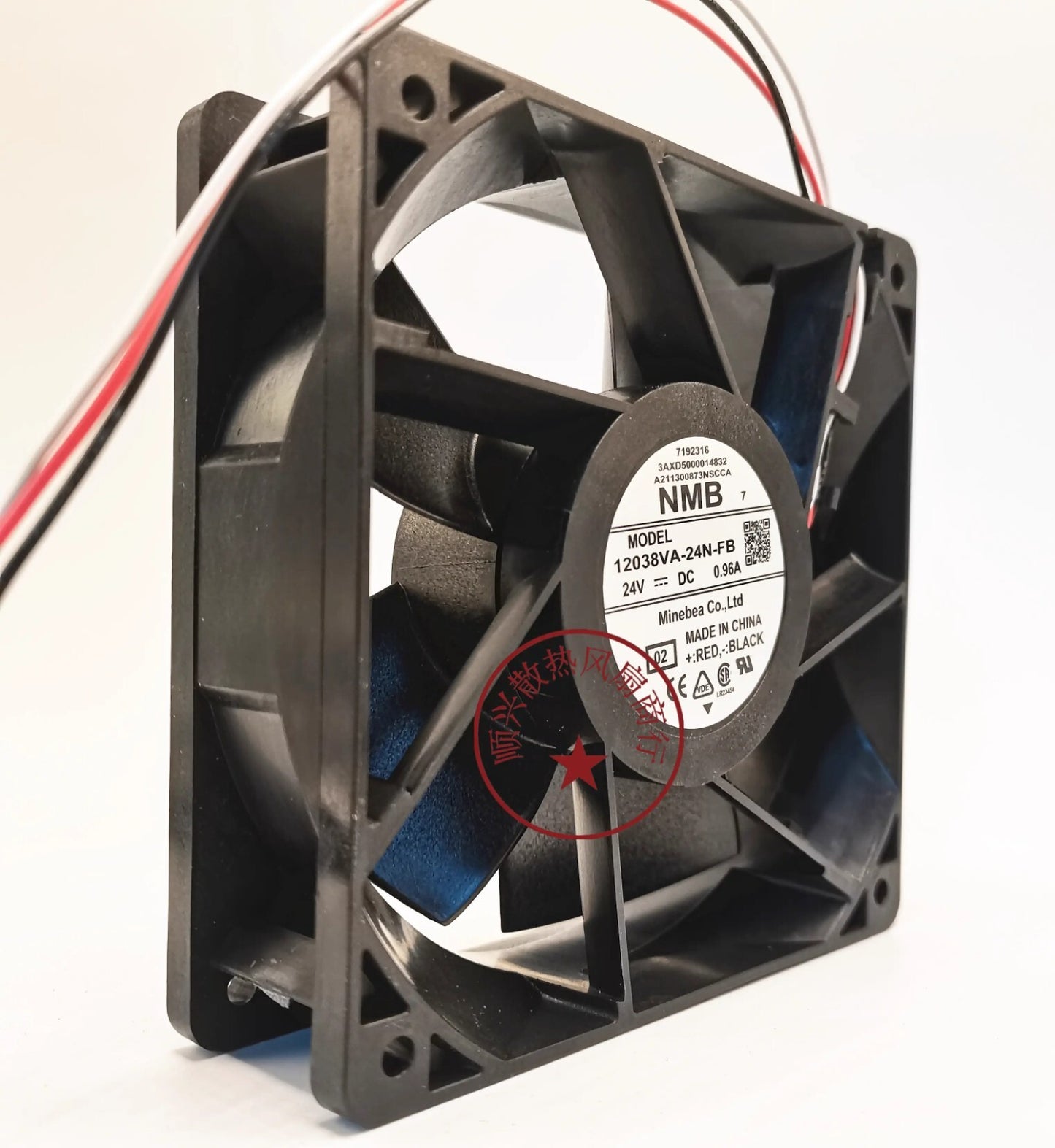 NMB 12038VA-24N-FB 12038 DC24V 0.96A 12CM 3-Wire Inverter Cooling Fan