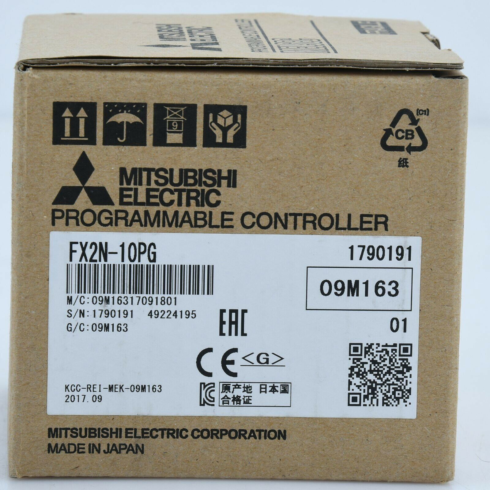 Mitsubishi FX2N10PG programmable controller 1 year warranty - MITSUBISHI
