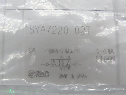 SMC SYA7220-02T VALVE | SMC SYA7220-02T VALVE | SMC SYA7220-02T VALVE | SMC SYA7220-02T VALVE | SMC SYA7220-02T VALVE - SMC