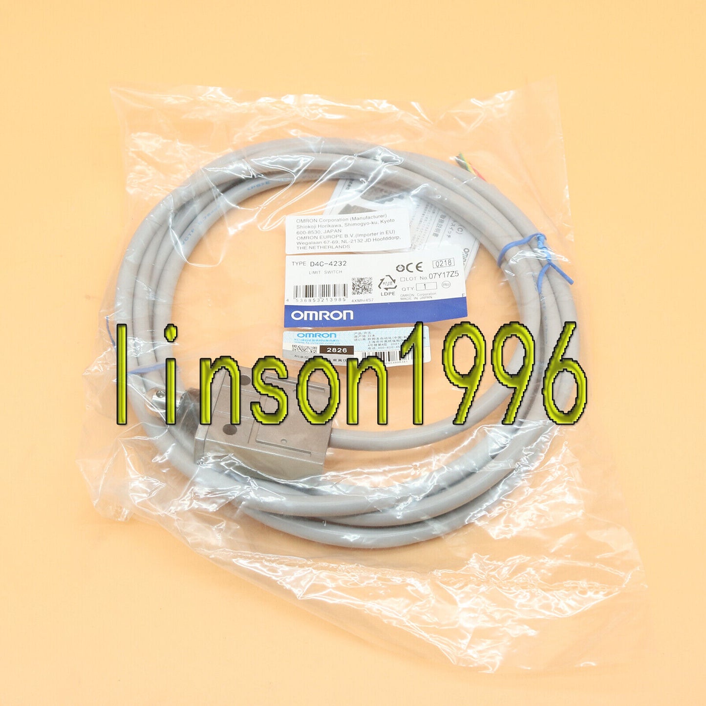 ONE OMRON PLC D4C4232 Smart Limit Switch - OMRON