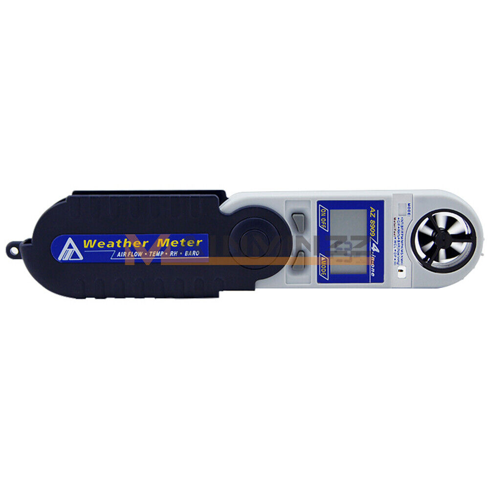 ONE AZ8909 Air Velocity Humidity Dew Point Temperature Tester Pressure Meter - ONE