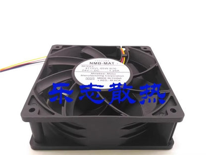 NMB-MAT 4715VL-05W-B76 12038 DC24V 1.20A 4-Wire Inverter Cooling Fan