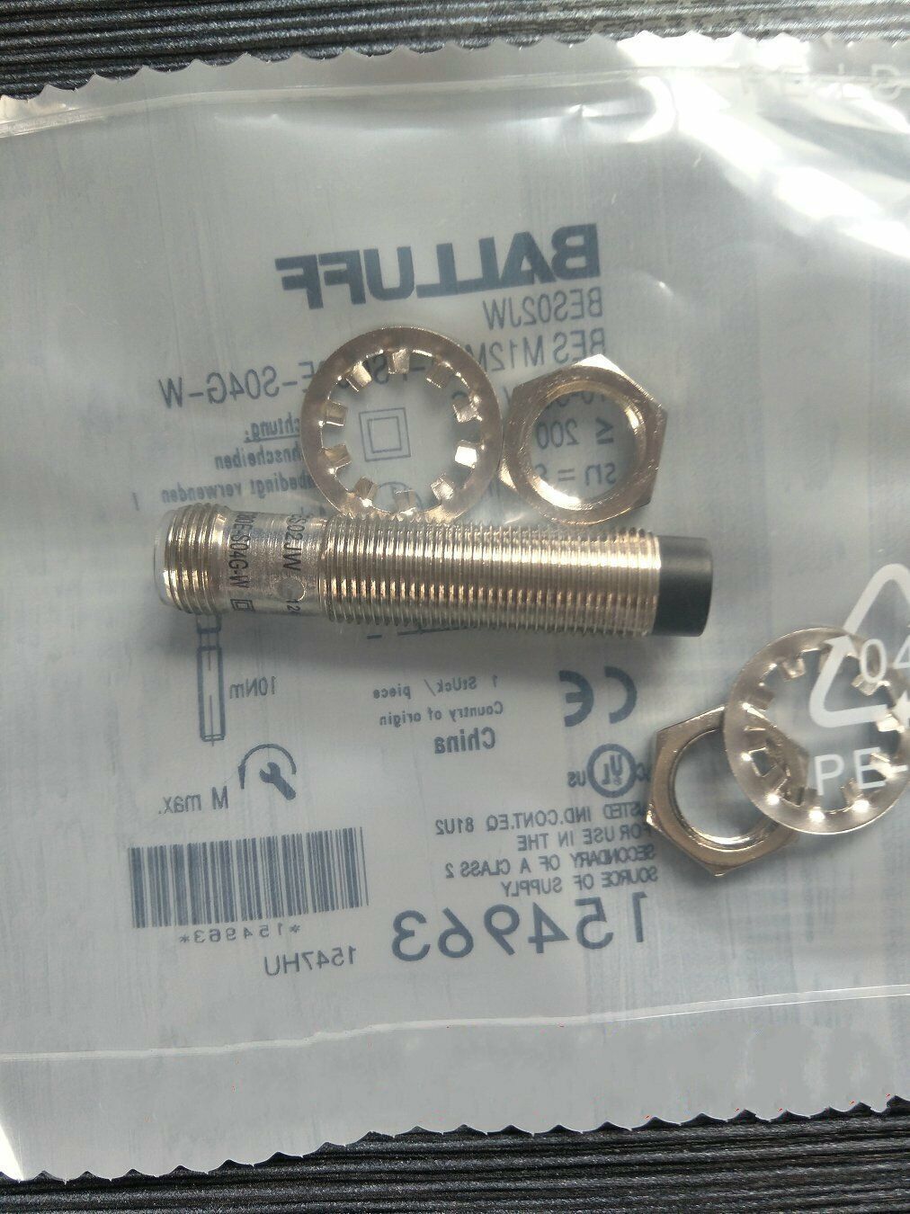 ONE BALLUFF Proximity Switch BES M12MD1 PSC80E S04G W - BALLUFF