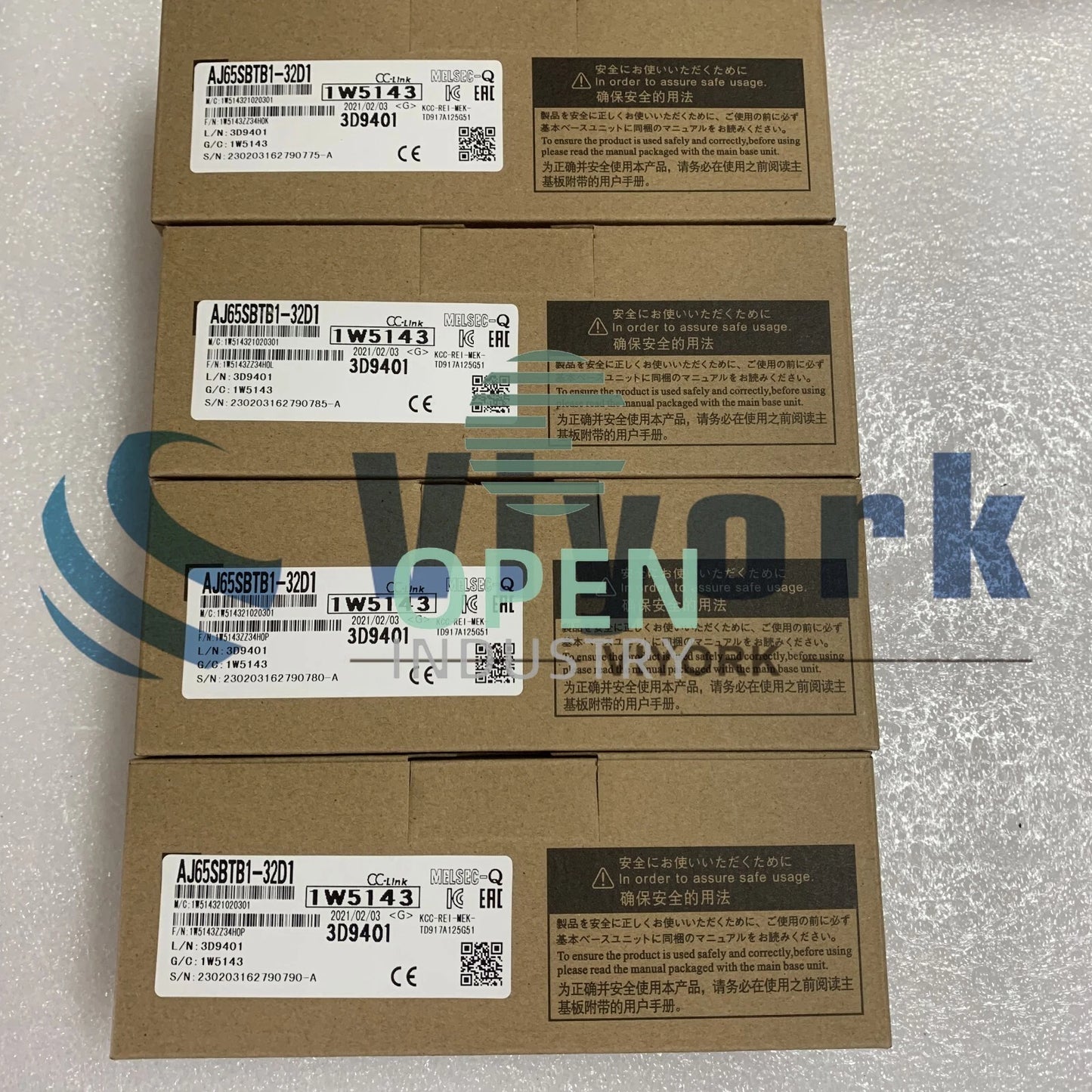 1PCS Mitsubishi AJ65SBTB1-32D1 INPUT MODULE 5MA 24VDC 32 INPUTS