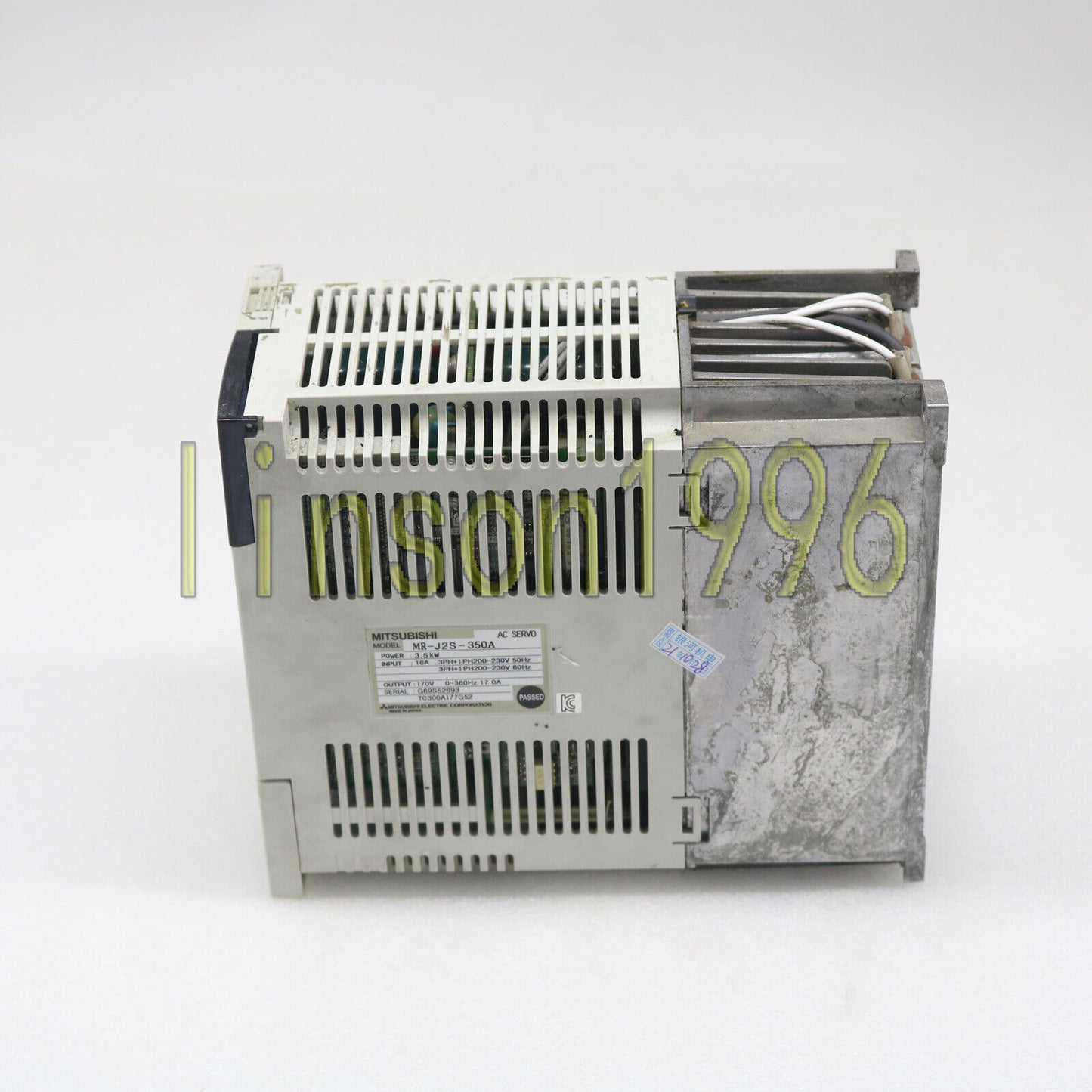 used ONE Mitsubishi MRJ2S350 Servo Drive - MITSUBISHI