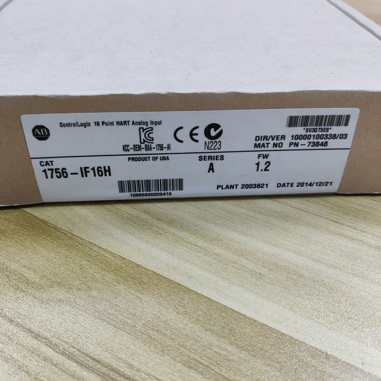 NEW 2023 Factory-Sealed ControlLogix 16 Pt HART Module 1756IF16H - CONTROLLOGIX