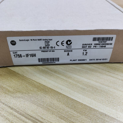 NEW 2023 Factory-Sealed ControlLogix 16 Pt HART Module 1756IF16H - CONTROLLOGIX
