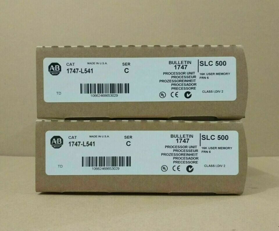 NEW FACTORY SEALED AB 1747-L541 SLC500 CPU MODULE - NULL