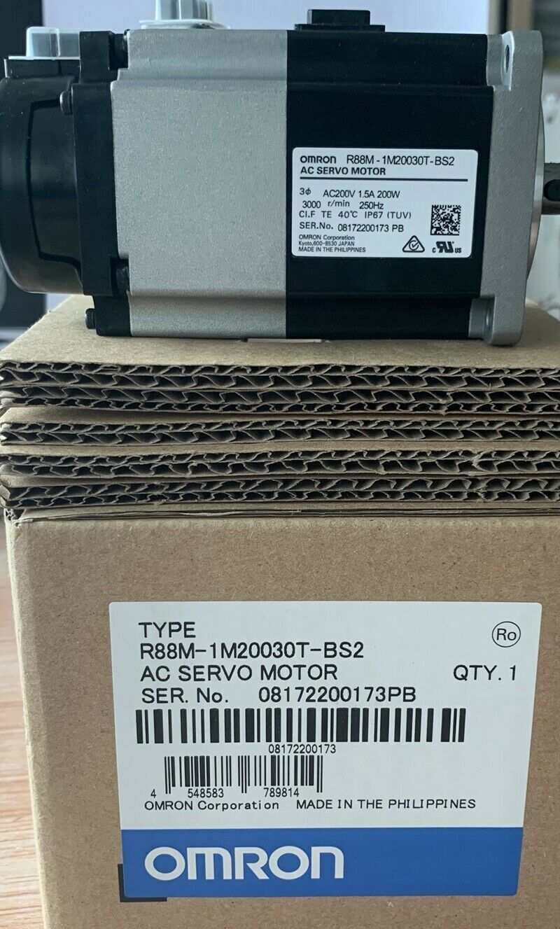 new One Omron R88M-1M20030T-S2 Servo Motor R88M1M20030TS2 - OMRON