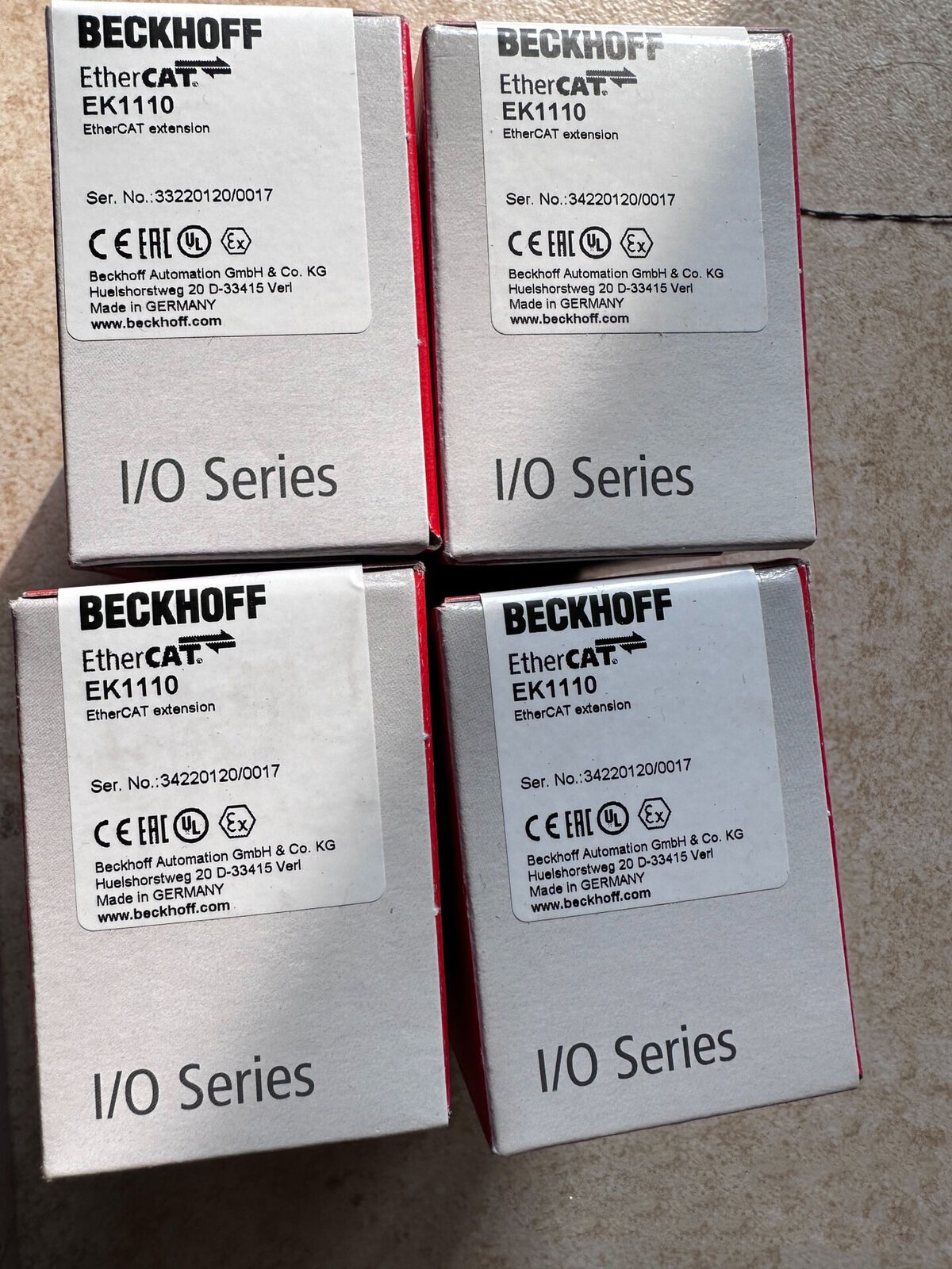 new  In Box Beckhoff EK1110 PLC Module PLC Processors