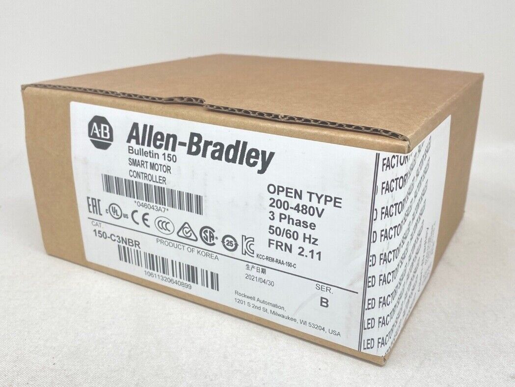 BRAND NEW Allen Bradley SMC-3 150-C3NBR Smart Motor Controller Series A - KOEED