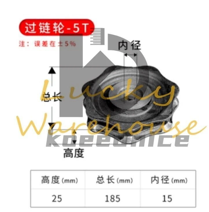 1PC 1 Ton-5 Ton Hand Chain Hoist Lift Wheel Guide Wheel Sprocket Gear~